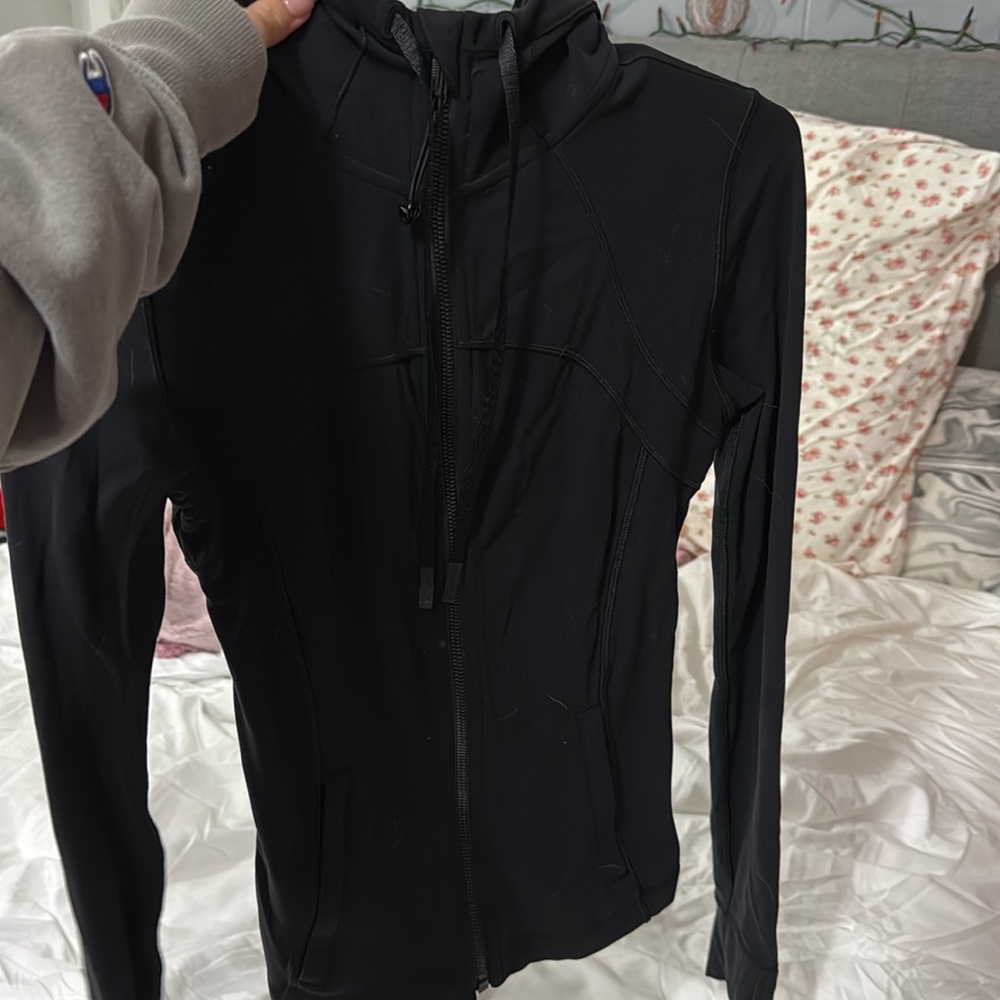 Lululemonn black hooded define jacket